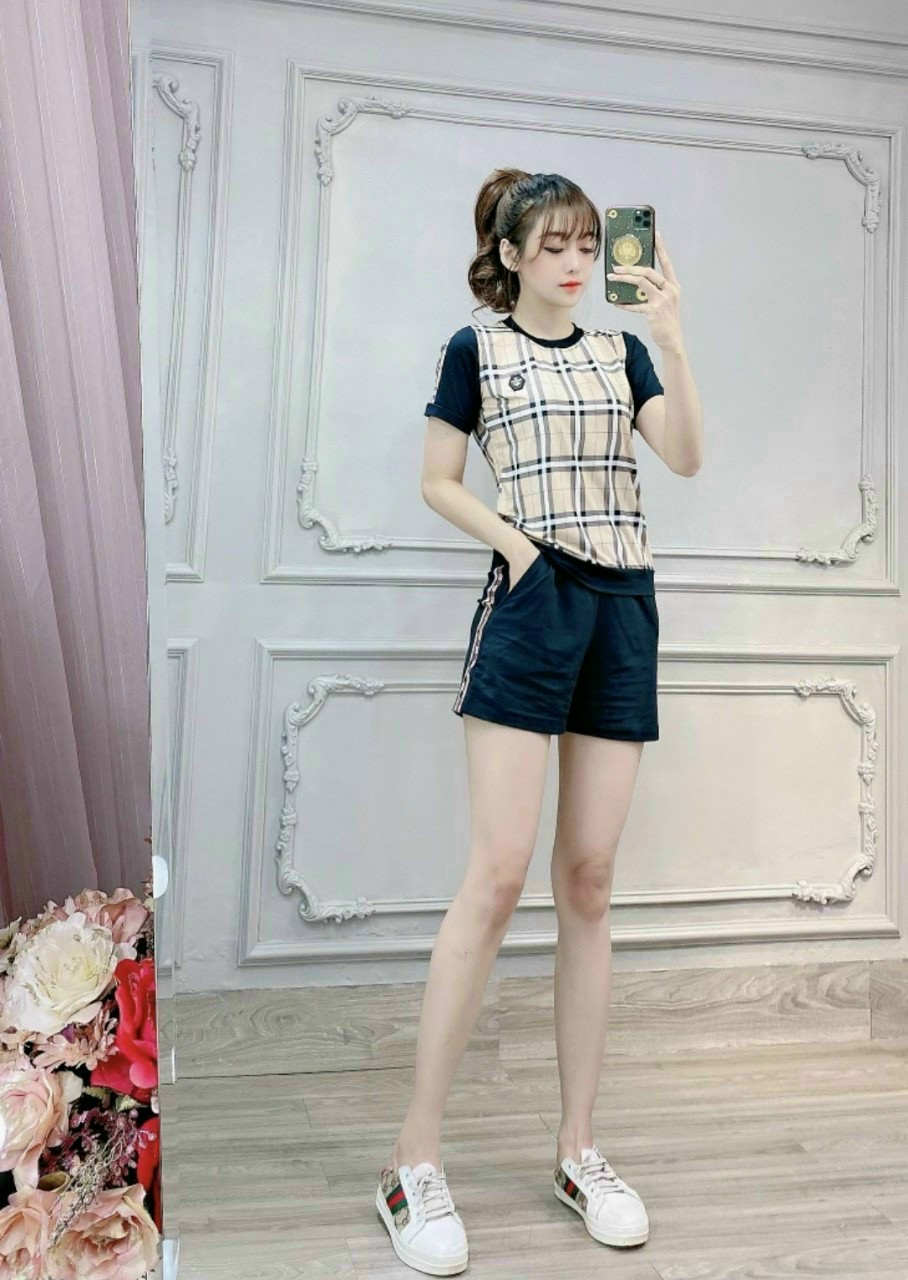 BỘ THUN ĐÙI CARO LOGO SIZE 45KG ĐẾN 70KG