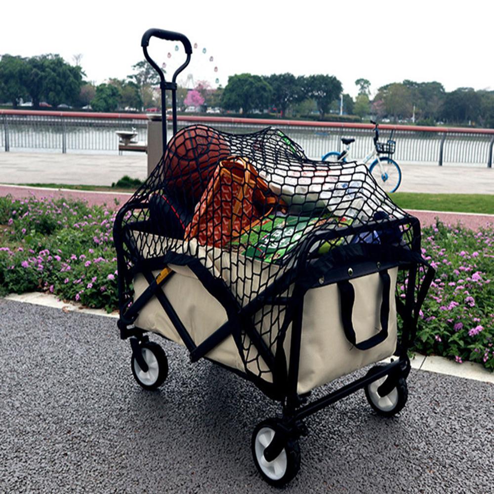 Cargo Net for Folding Trolley Cart Wagon Outdoor Camping Luggage Storage Net Grocery Holder