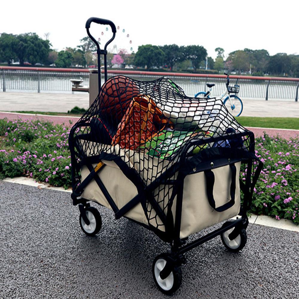 Cargo Net for Folding Trolley Cart Wagon Outdoor Camping Luggage Storage Net Grocery Holder