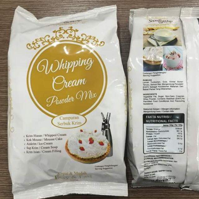 BỘT WHIPPING CREAM SNOW MALAYSIA GÓI NHỎ 100G