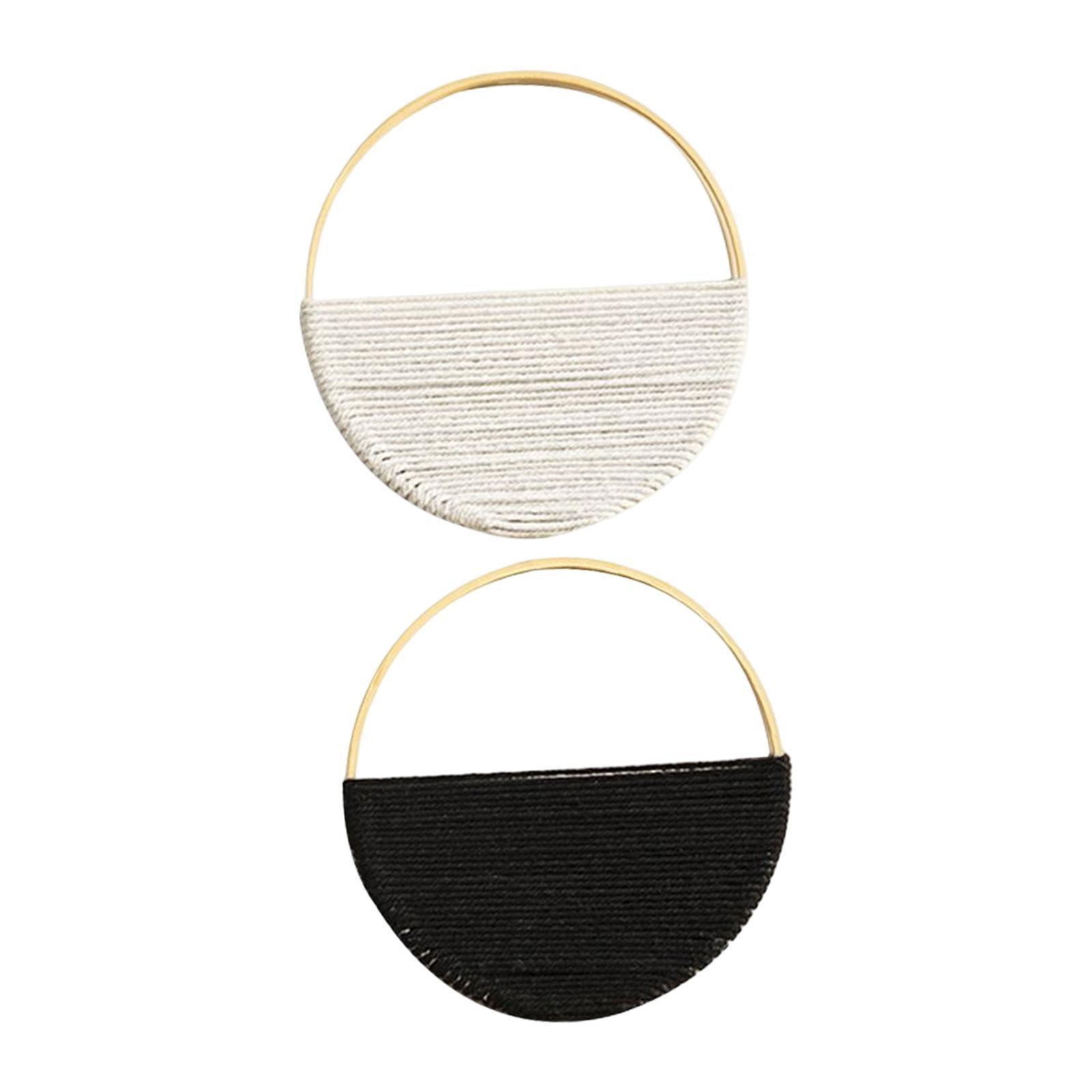 Bohemian Wall Decoration Pendant Double Circle for Apartment Home Decor