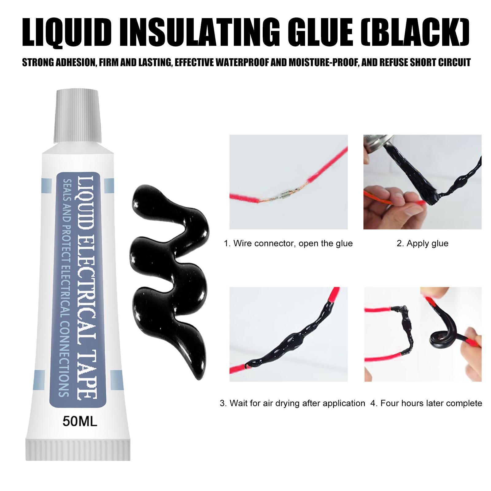 2x Welding Cold Weld Bonding Glue AB Casting Bottles Black 50ml
