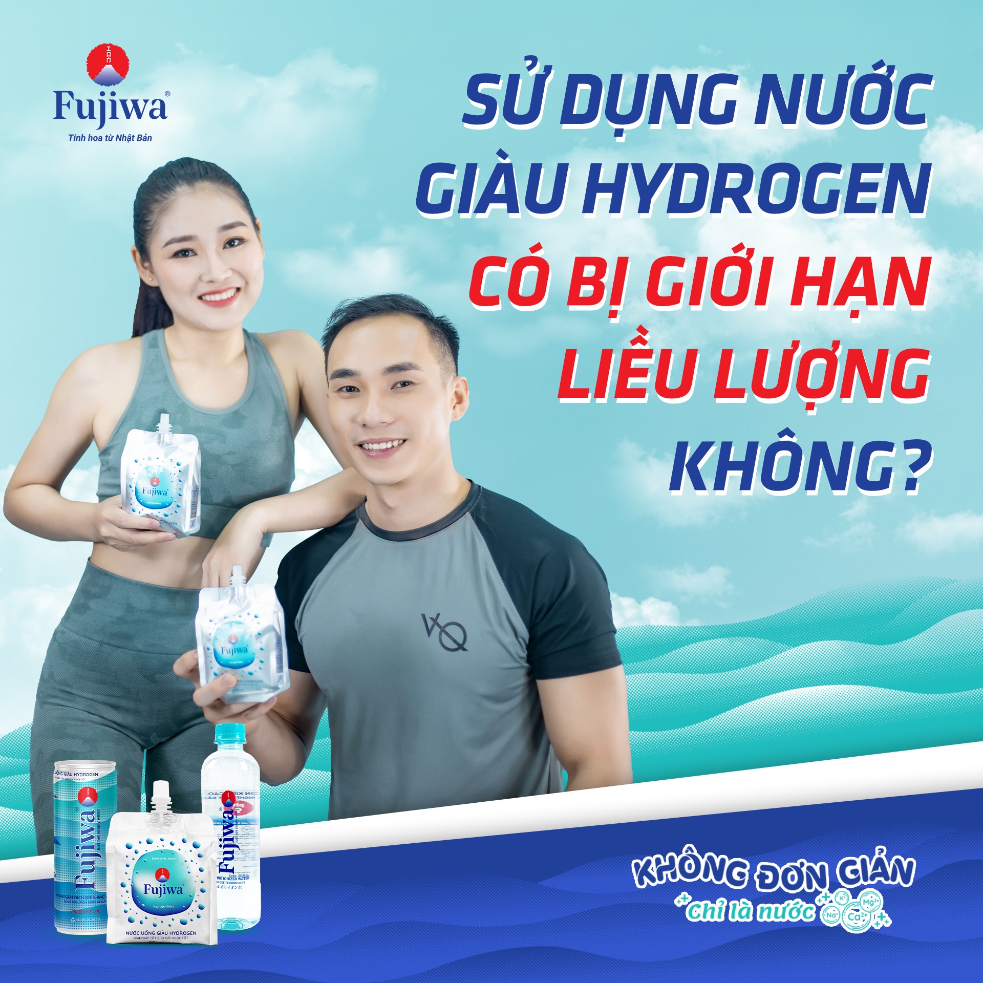 [Hộp 10 Túi] Nước Uống Ion Kiềm Giàu Hydrogen Cao Cấp Fujiwa Dạng Túi Bạc 300ml - Detox cơ thể Chống Oxy hoá mạnh cải thiện sức khoẻ