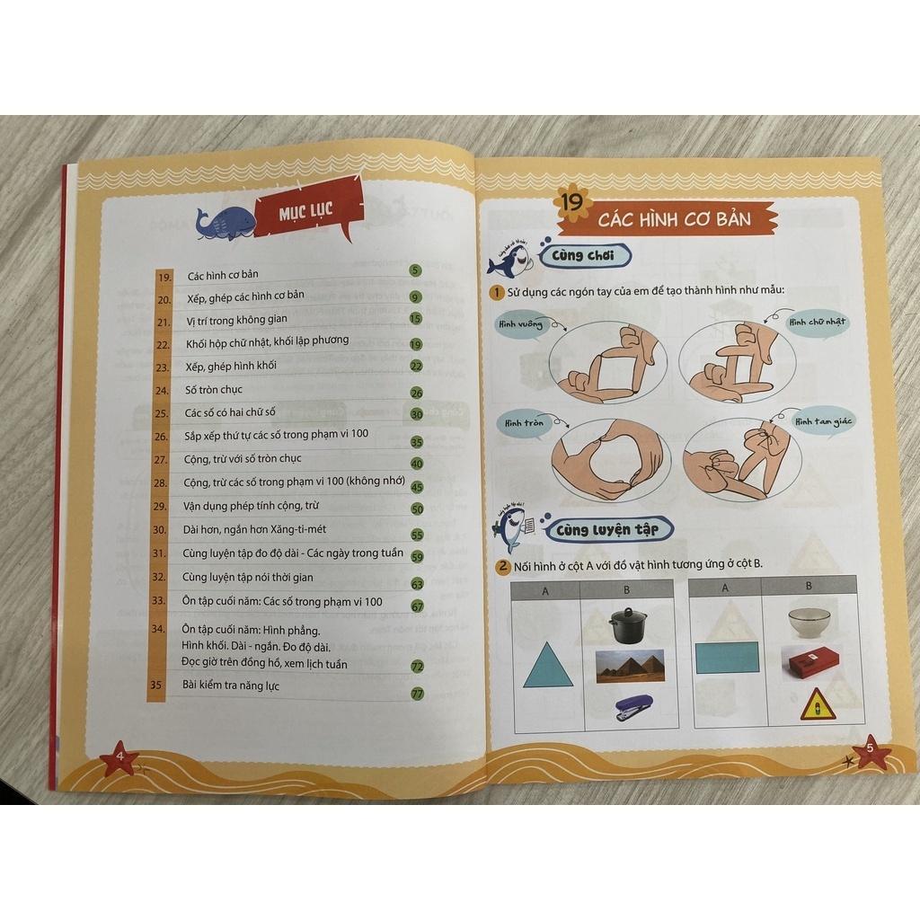 Sách - Combo POMath - Toán tư duy cho trẻ em 6 - 7 tuổi - MCBooks