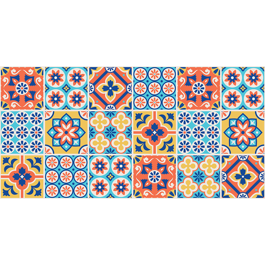 Decal Gạch bông KT34S