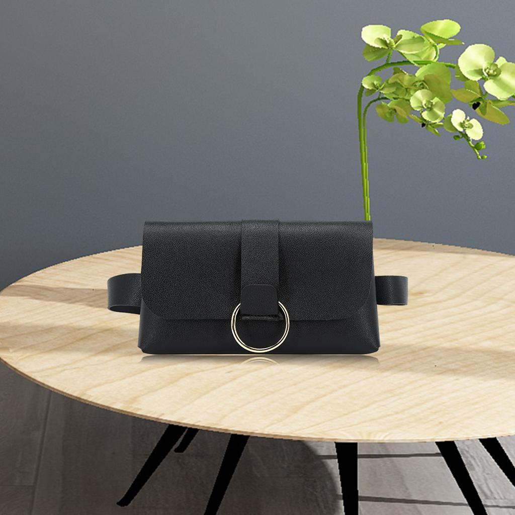 Fanny Pack PU Leather  Purse Waist Bag
