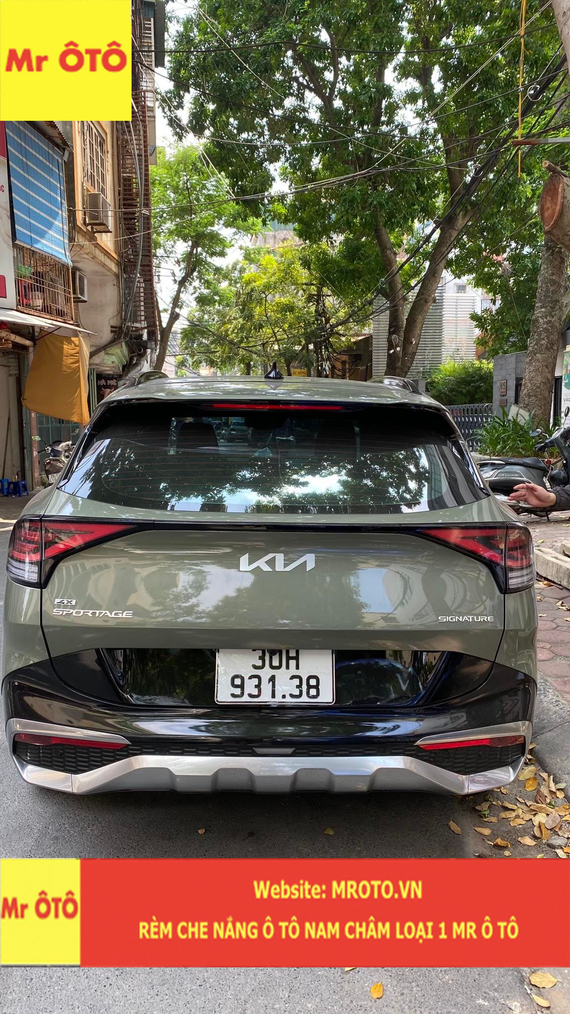 Rèm Che Nắng Xe Kia Sportage 2022 Hàng Loại 1 MR Ô TÔ