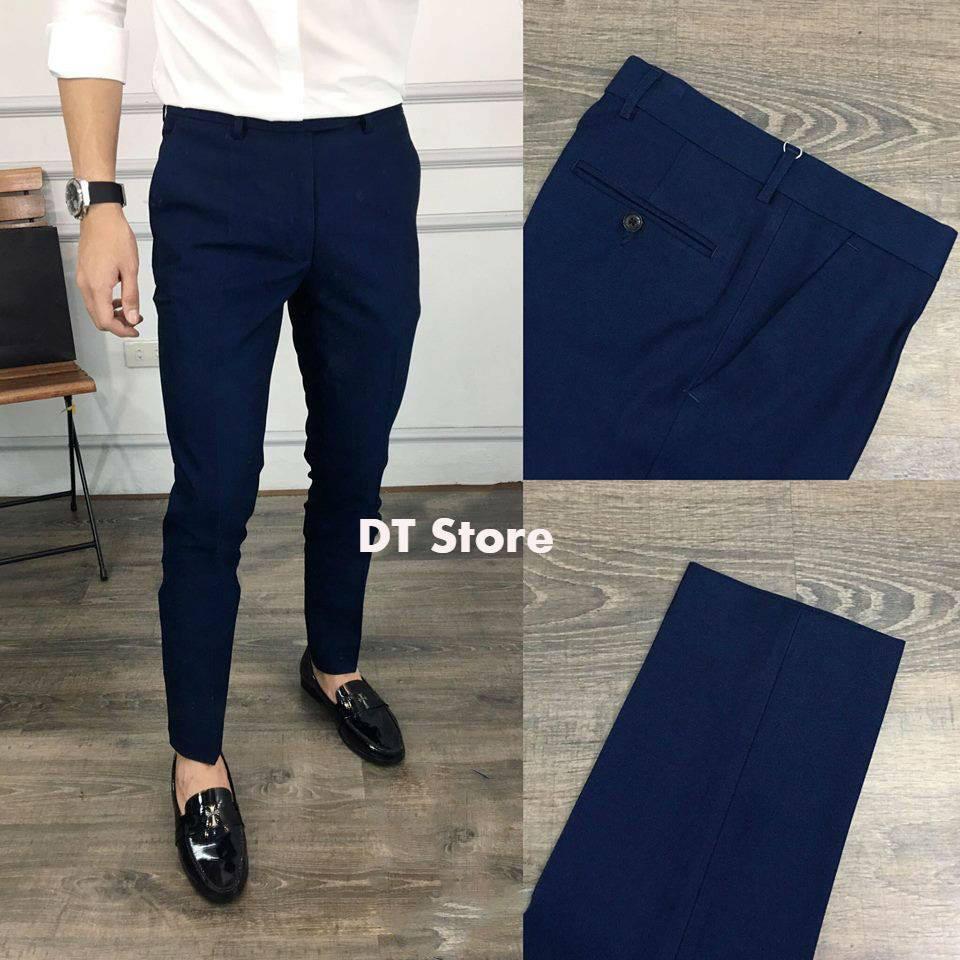 QUẦN TÂY ÂU NAM FORM HÀN QUỐC ÔM CO GIÃN, 100% HÌNH THẬT - ĐEN,Size 32