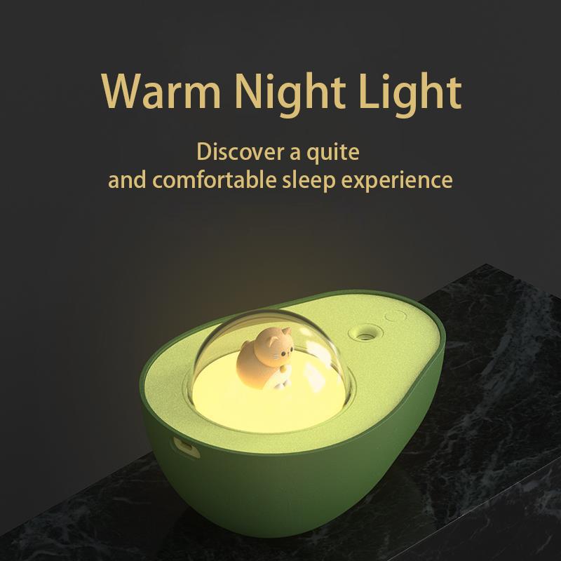 Thú Dễ Thương Máy Phun Sương Tạo Độ Ẩm Bơ Hình Mini Hộ Gia Đình Siêu Âm Khuếch Tán Hương Thơm USB Di Động Máy Tạo Độ Ẩm Không Khí Cho Nhà Văn Phòng