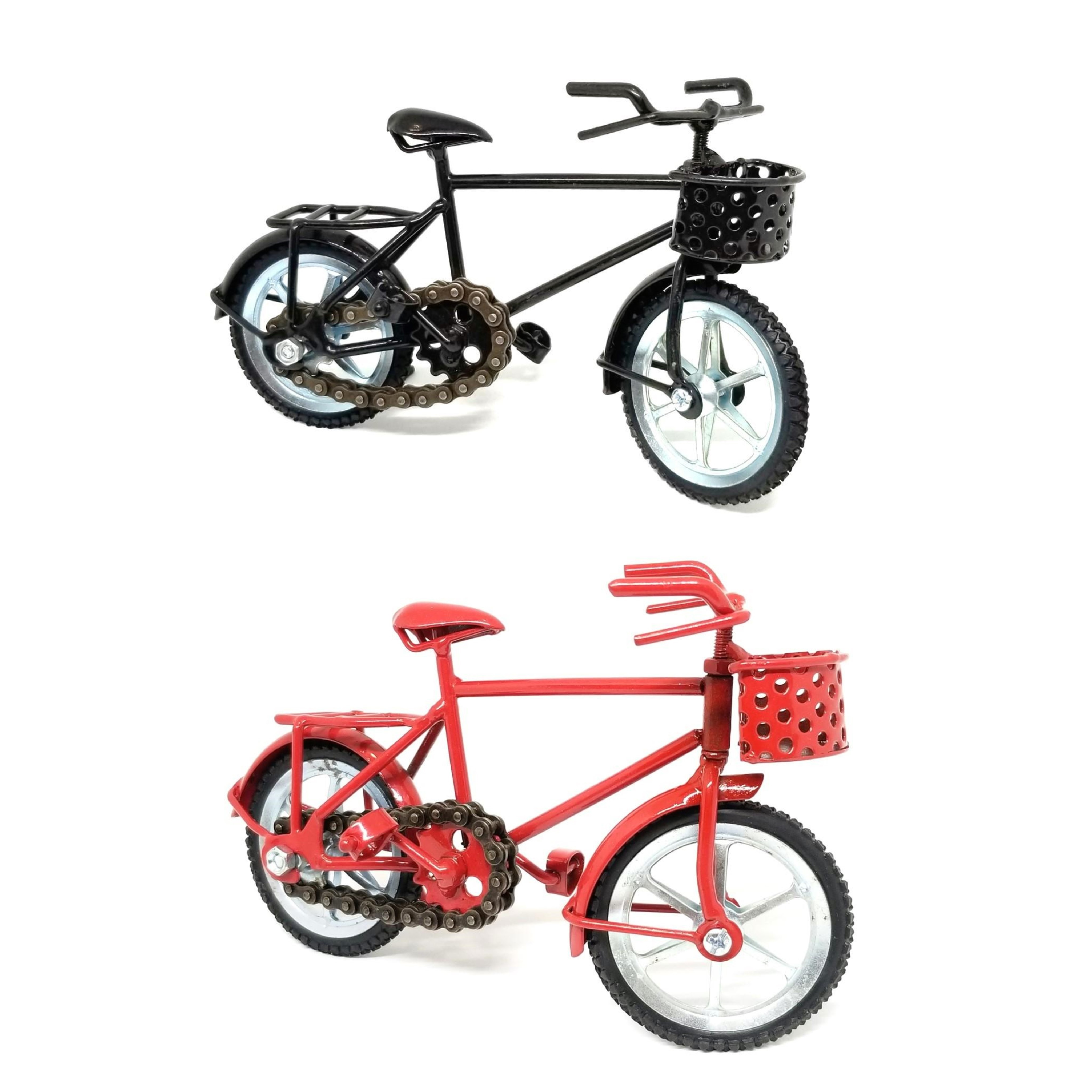 Mô Hình Xe Đạp Sắt - Mô hình Die-Cast kiểu dáng xe đạp với chất liệu sắt mạ sơn tĩnh điện - Mô hình đồ chơi xe đạp với bánh răng xích thật [Thương Hiệu Mỹ Nghệ Phúc Loan]