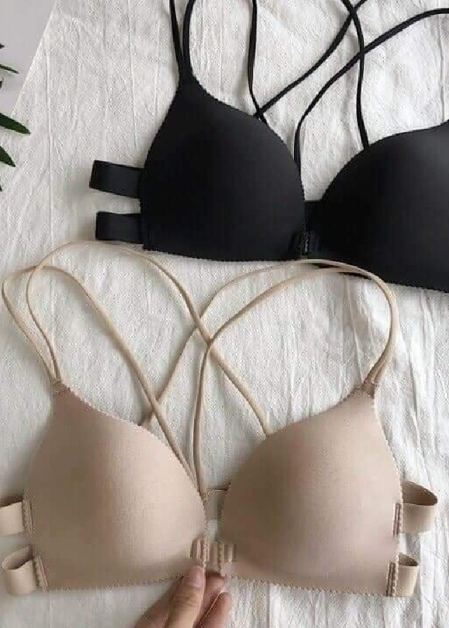 Áo Bra Dây Chéo Cài Trước, Áo Bra Đúc Su