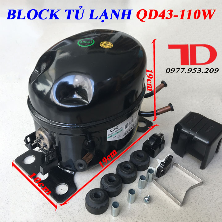 Block dành cho tủ lạnh, máy nén 