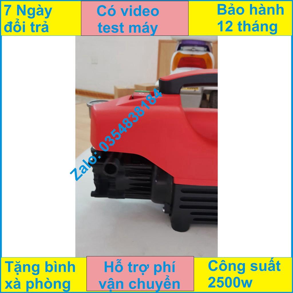 Máy rửa xe SAKURA tặng phujkieenj theo máy đầy đủ.có súg dài gần nửa mét và bình bọt