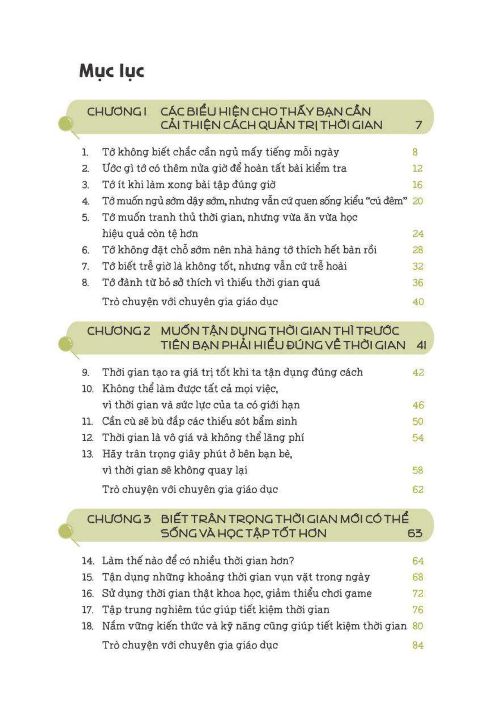 Sách - Tự Lập Từ Tiểu Học - Quản Trị Thời Gian