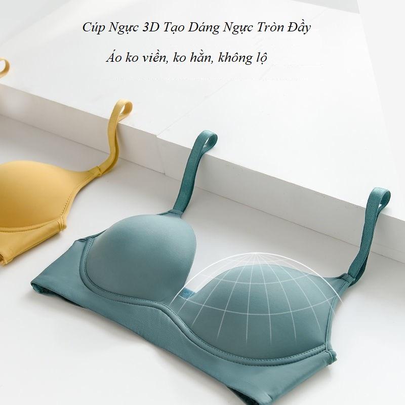 Áo lót su sữa đệm mỏng tàng hình cúp ngực 3D chống xệ 093