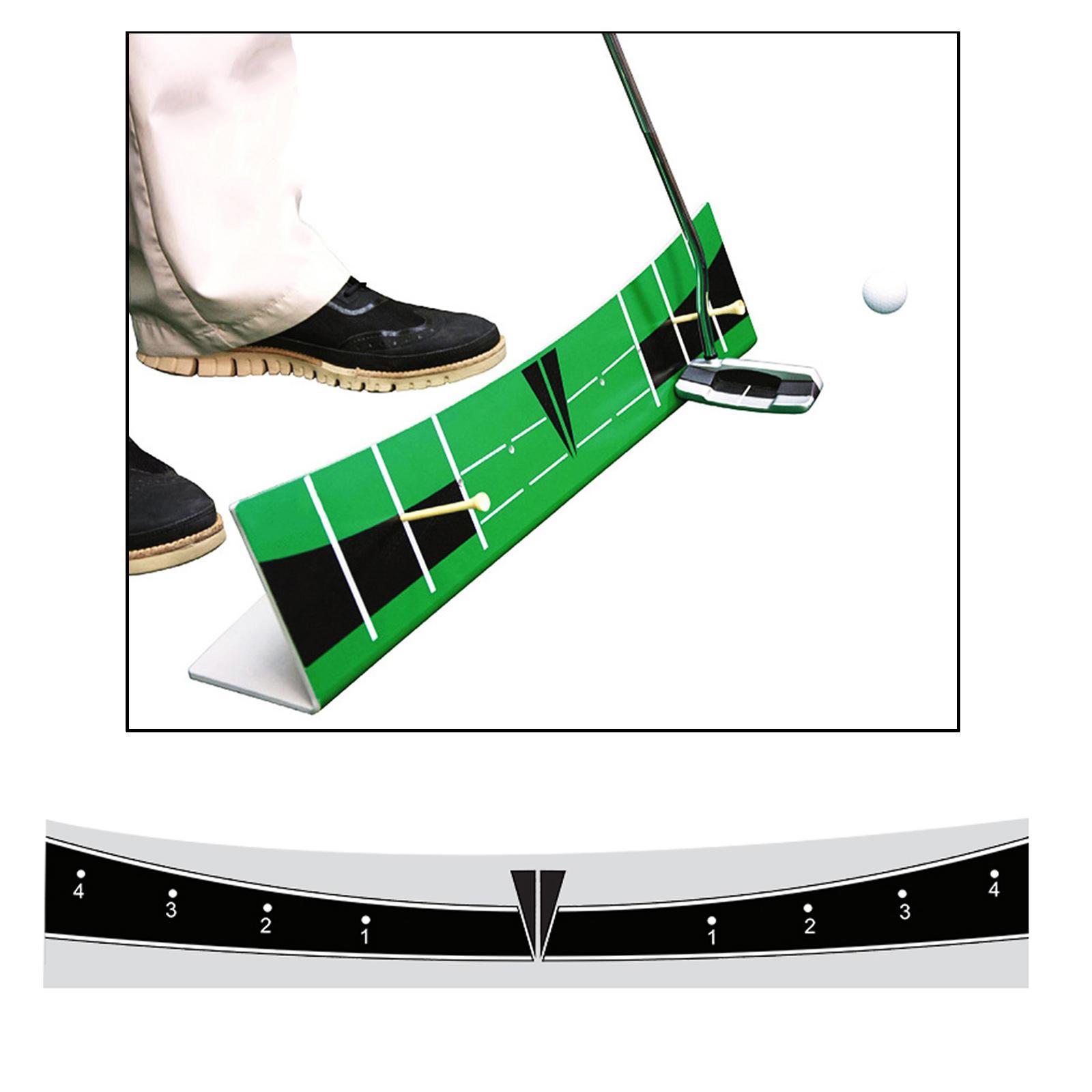 Golf Putting Training Alignment Aid Swing Trainer  Practice Tool