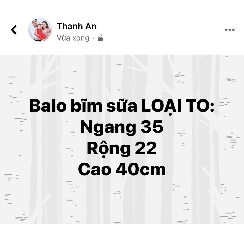 BALO BĨM SỮA ĐỰNG ĐỒ CHO MẸ LOẠI ĐA NĂNG MẪU MỚI CÓ NGĂN GIỮ NHIỆT TIỆN LỢI KHOA HỌC