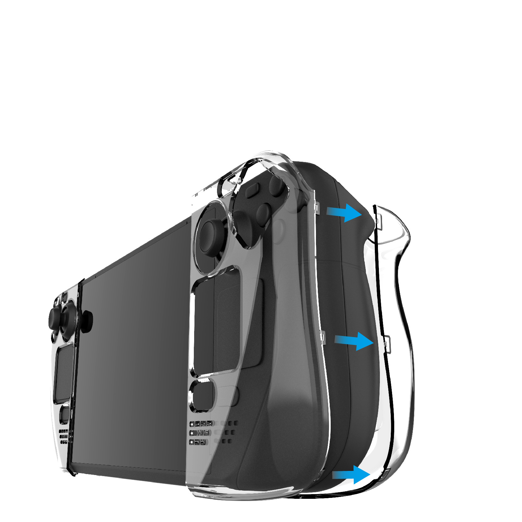 Bao Case Trong Suốt PC Crystal bảo vệ cho Máy chơi game Valve Steam Deck