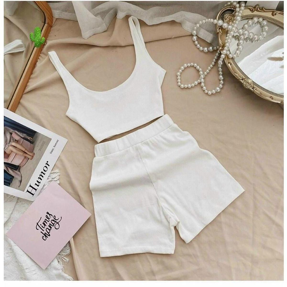 Đồ bộ nữ - set áo + quần lưng cao xịn xò
