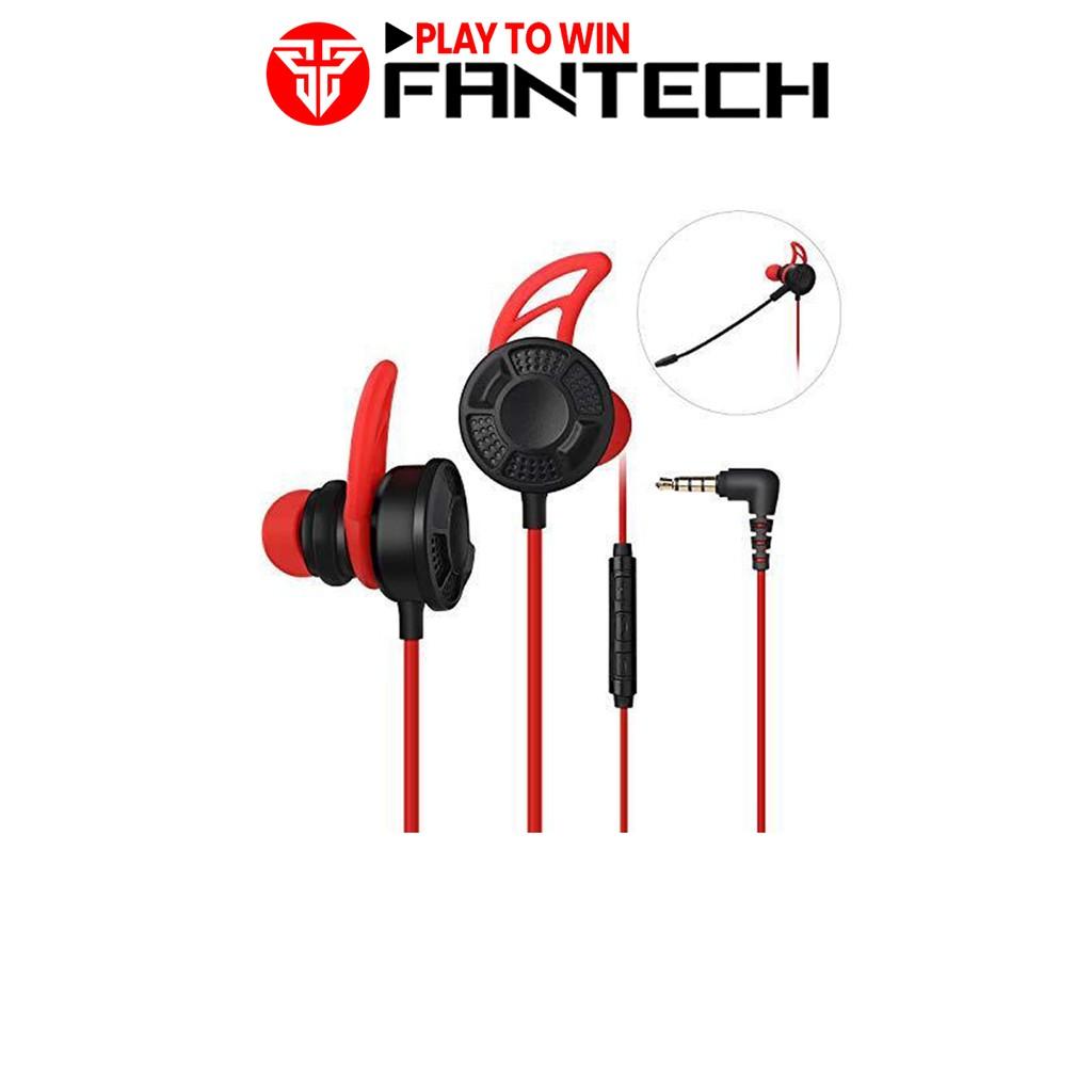 Tai Nghe Gaming Nhét Tai Có Dây Fantech EG1 Jack 3.5mm Kèm Dây Chuyển Có Thể Dùng Cho Cả Điện Thoại và Máy Tính - Hàng chính hãng