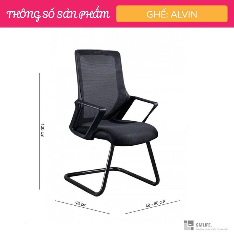 Ghế văn phòng chân quỳ lưng lưới SMLIFE Alvin