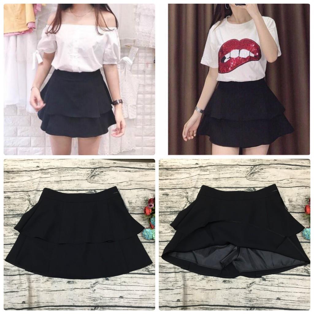 Chân váy xòe 2 tầng hàng siêu đẹp (Kèm ảnh thật)