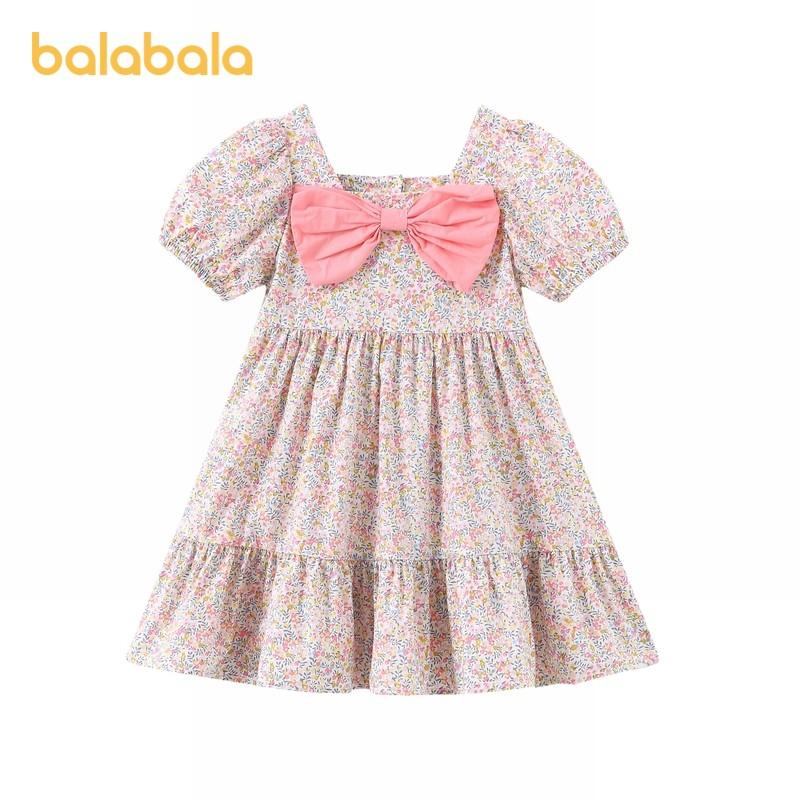 Váy xoè hoa nhí cho bé gái BALABALA - 100% Cotton cao cấp