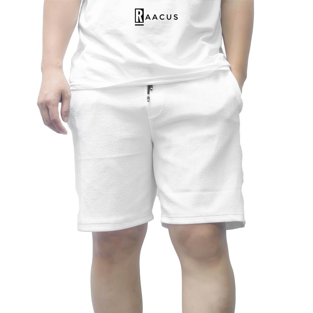 Quần short nam unisex chất đũi dáng suông RAACUS, quần short thể thao nam phong cách ulzzang mùa hè – Q110