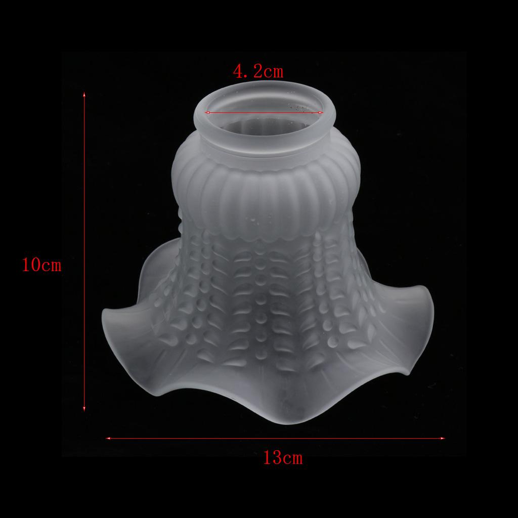 3pcs E27 Clear Glass Ceiling Fan Light Chandelier Wall Sconce Light Shades