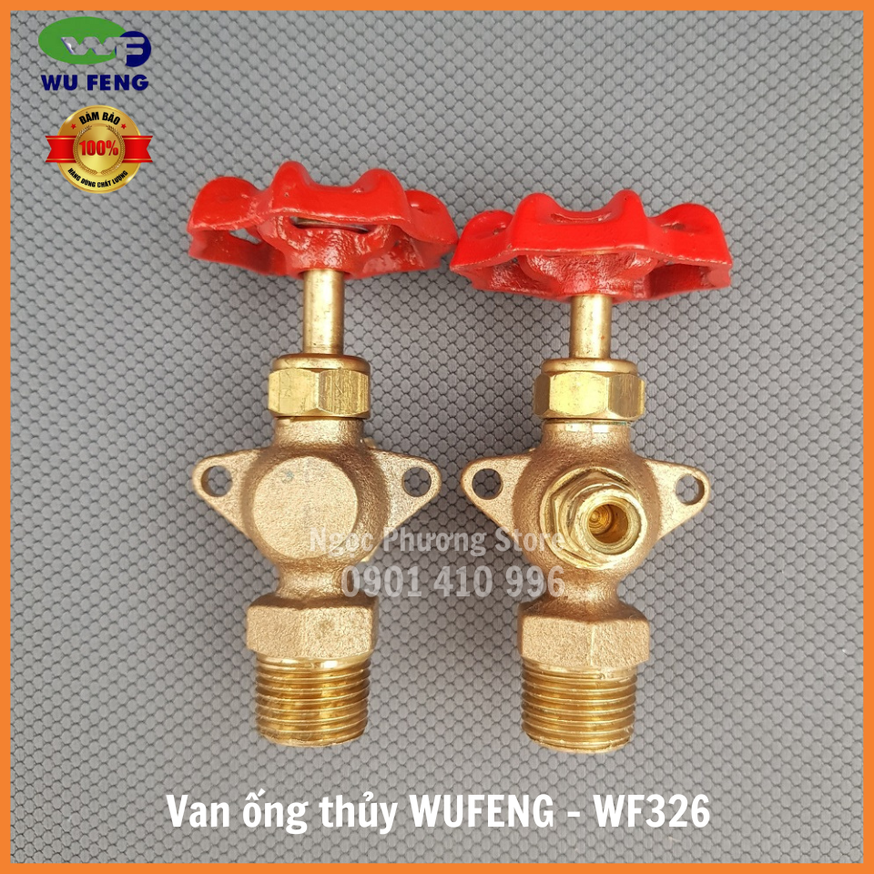 Van Ống Thủy WUFENG Dùng Đo Mức Chất Lỏng Trong Nồi Hơi, Bình Kín Hoặc Bình Chứa, Ren 21mm WF326