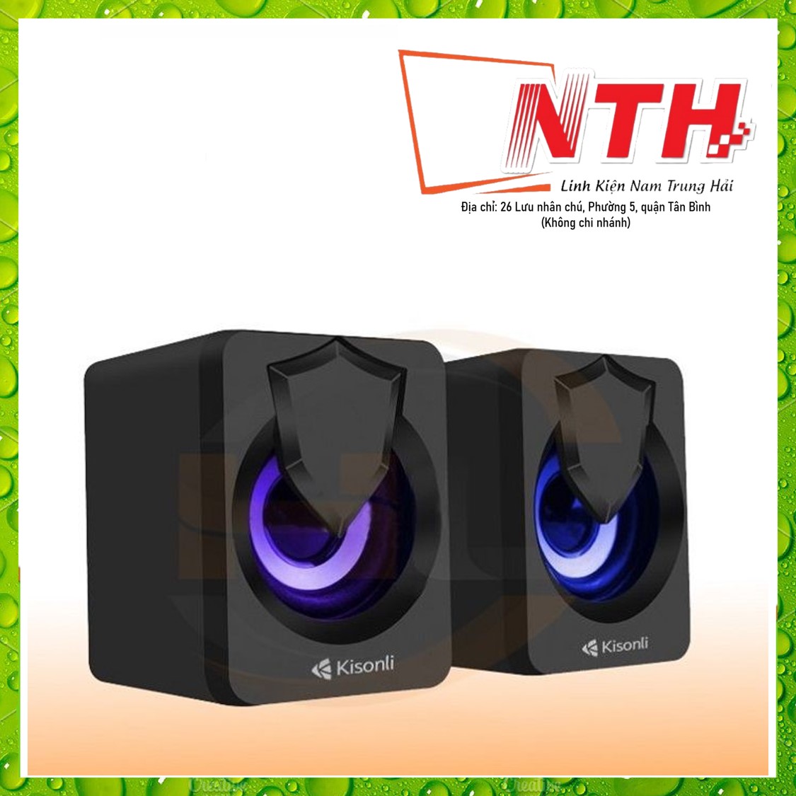 Bộ loa KISONLI L - 1030 màu Đen công suất 2.5W*2