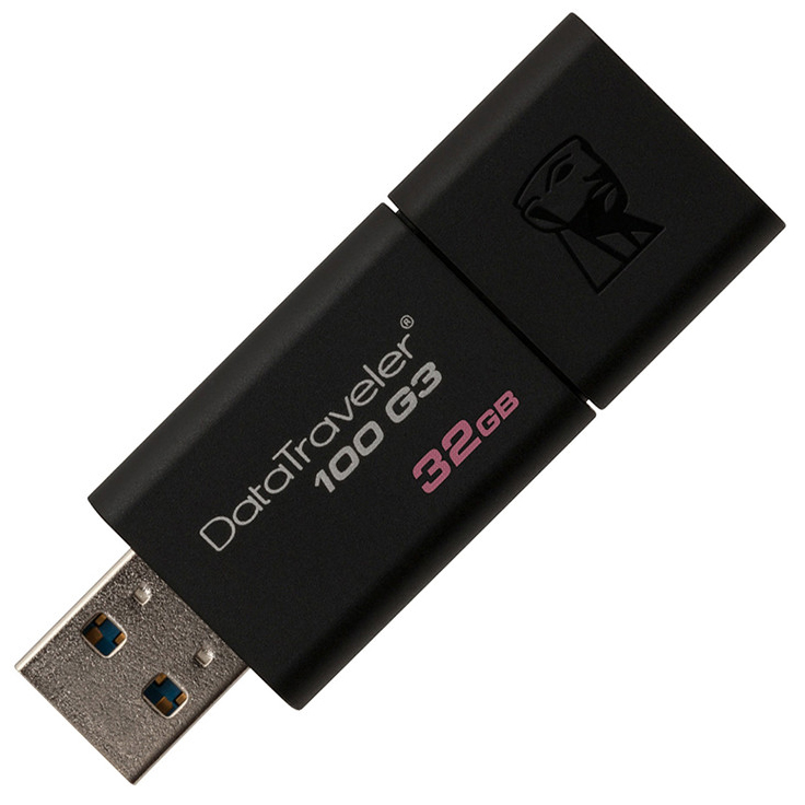 USB Kingston DT100G3 32GB USB 3.0 - Hàng Chính Hãng