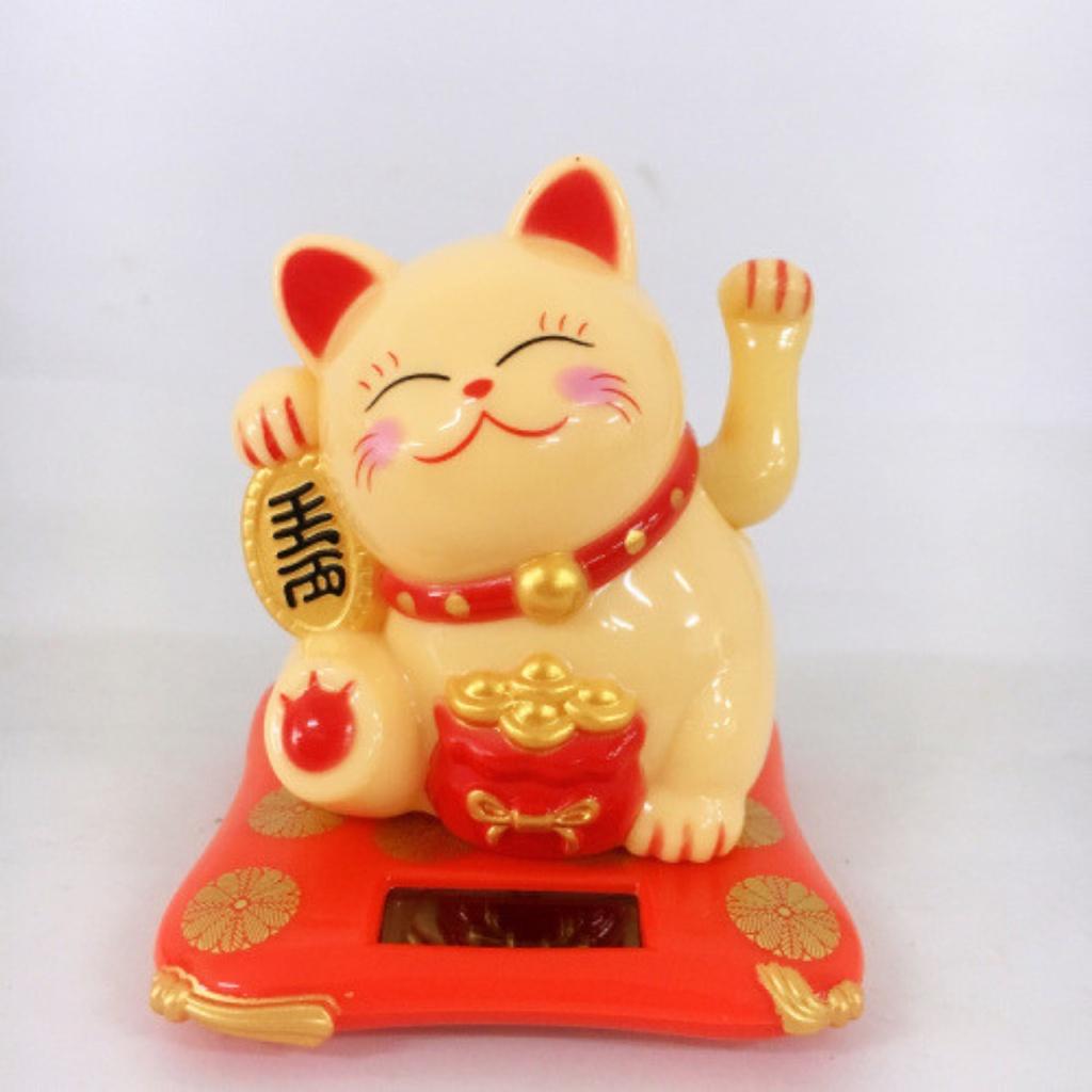 Mèo thần tài may mắn phát tài, phát lộc cho gia chủ vẫy tay Nhật Bản Maneki Nekko chất liệu gốm sứ cao cấp nhiều mẫu