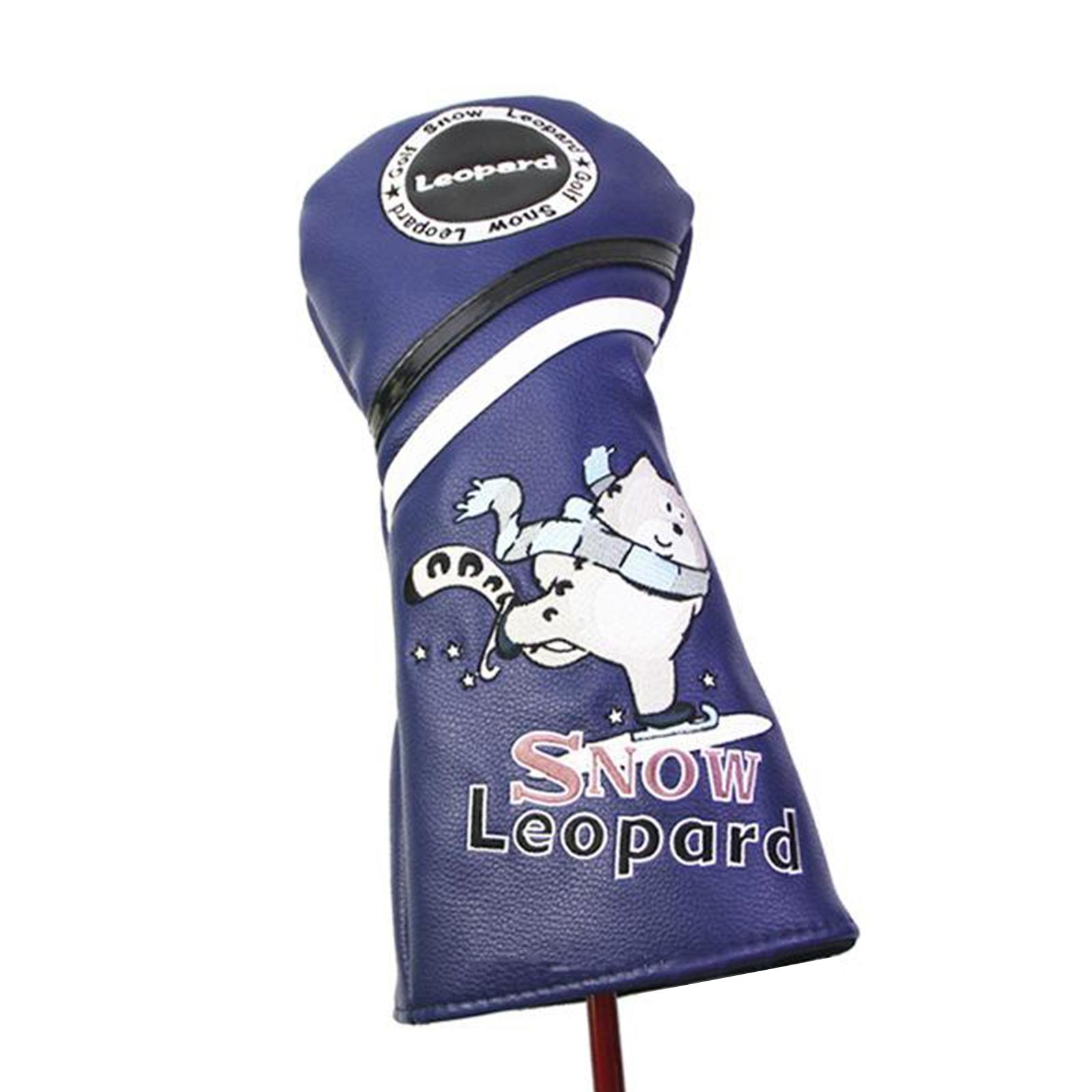 Golf Wood Head Cover Driver Headcover Travel with No. Tag Protector No 1