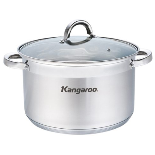 Nồi inox đơn Kangaroo - KG876XS (size 16cm)