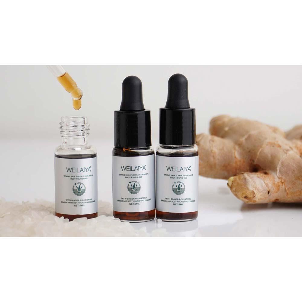 Combo 3 hộp tinh chất - huyết thanh kích mọc và làm dày tóc Weilaiya Ginger Hair Root Nourishing Essence