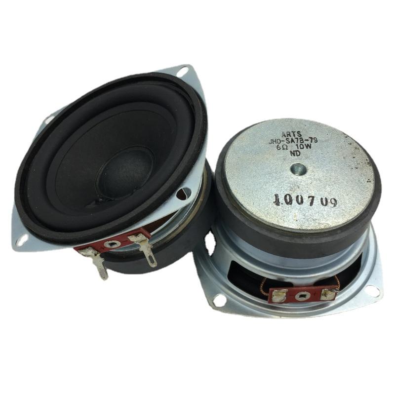 SOTAMIA 2 Loa âm thanh toàn dải 3 inch 4 Ohm 6Ohm 10W Loa âm thanh Rạp hát tại nhà Bộ khuếch đại công suất DIY Màu sắc: Loa 4 Ohm 10W