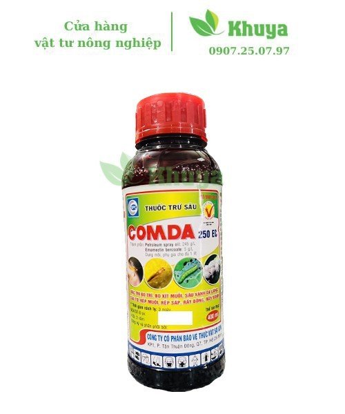 Thuốc trừ sâu Comda 250EC 400ml Đặc trừ bọ trĩ - Sâu xanh - Rệp sáp