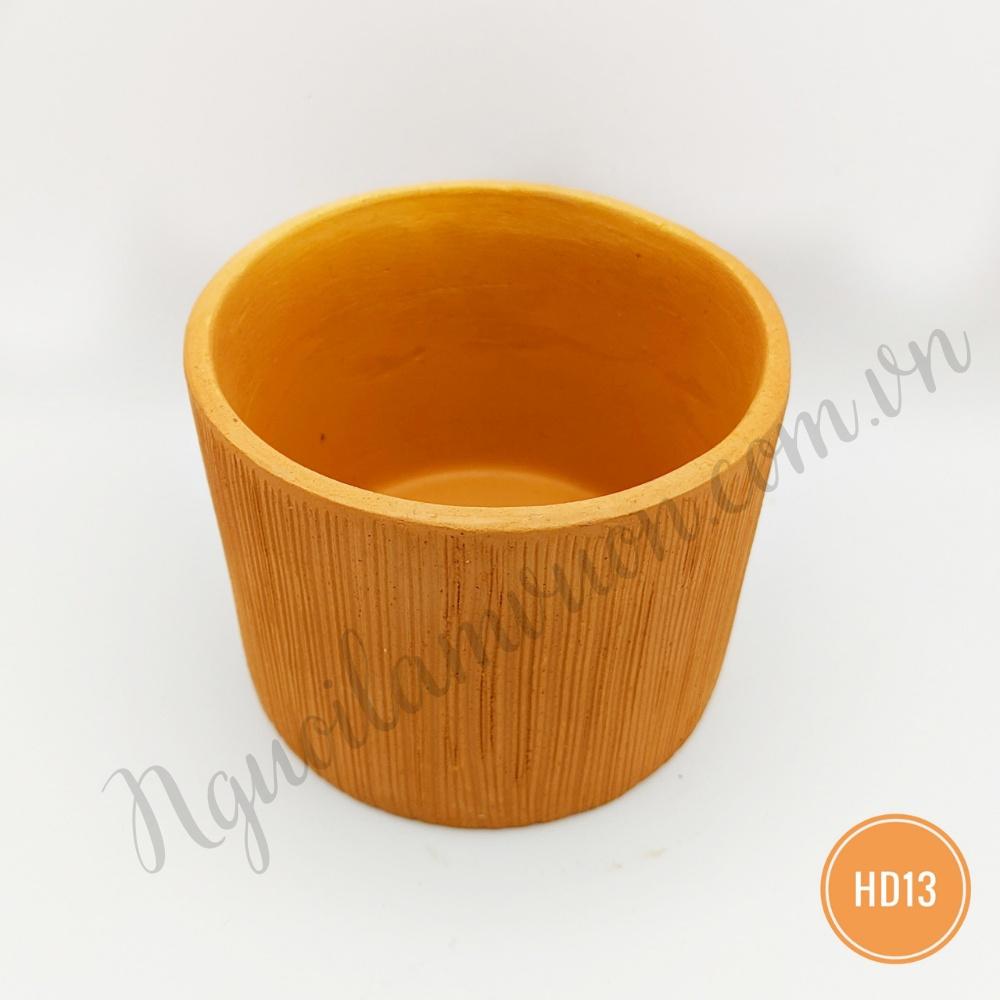 Hũ đất nung trang trí có nắp xinh xắn