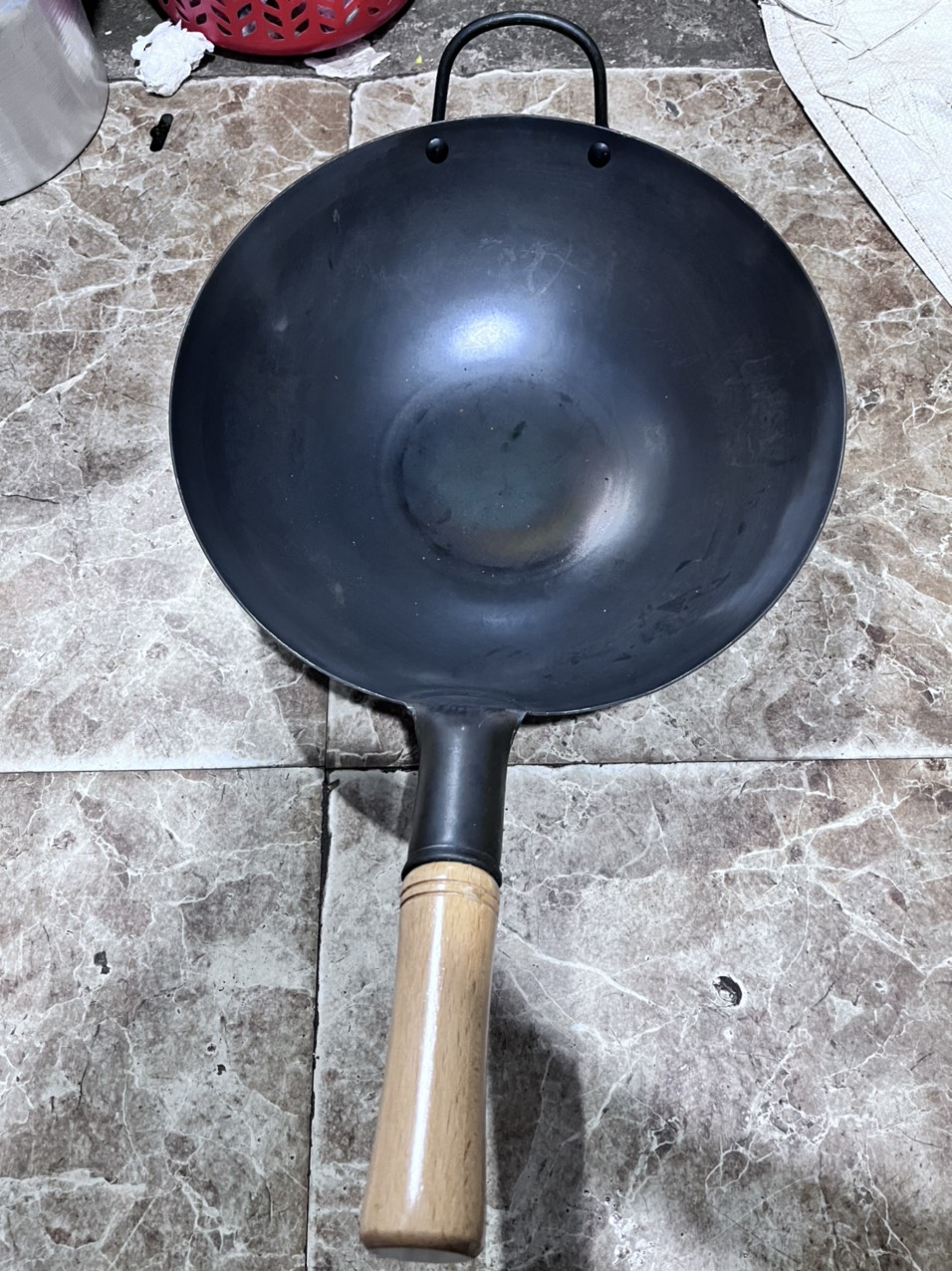 Chảo thép tay cầm cao cấp 36cm - chảo thép nhà hàng - chảo thép chuyên dụng - chảo thép chất lượng