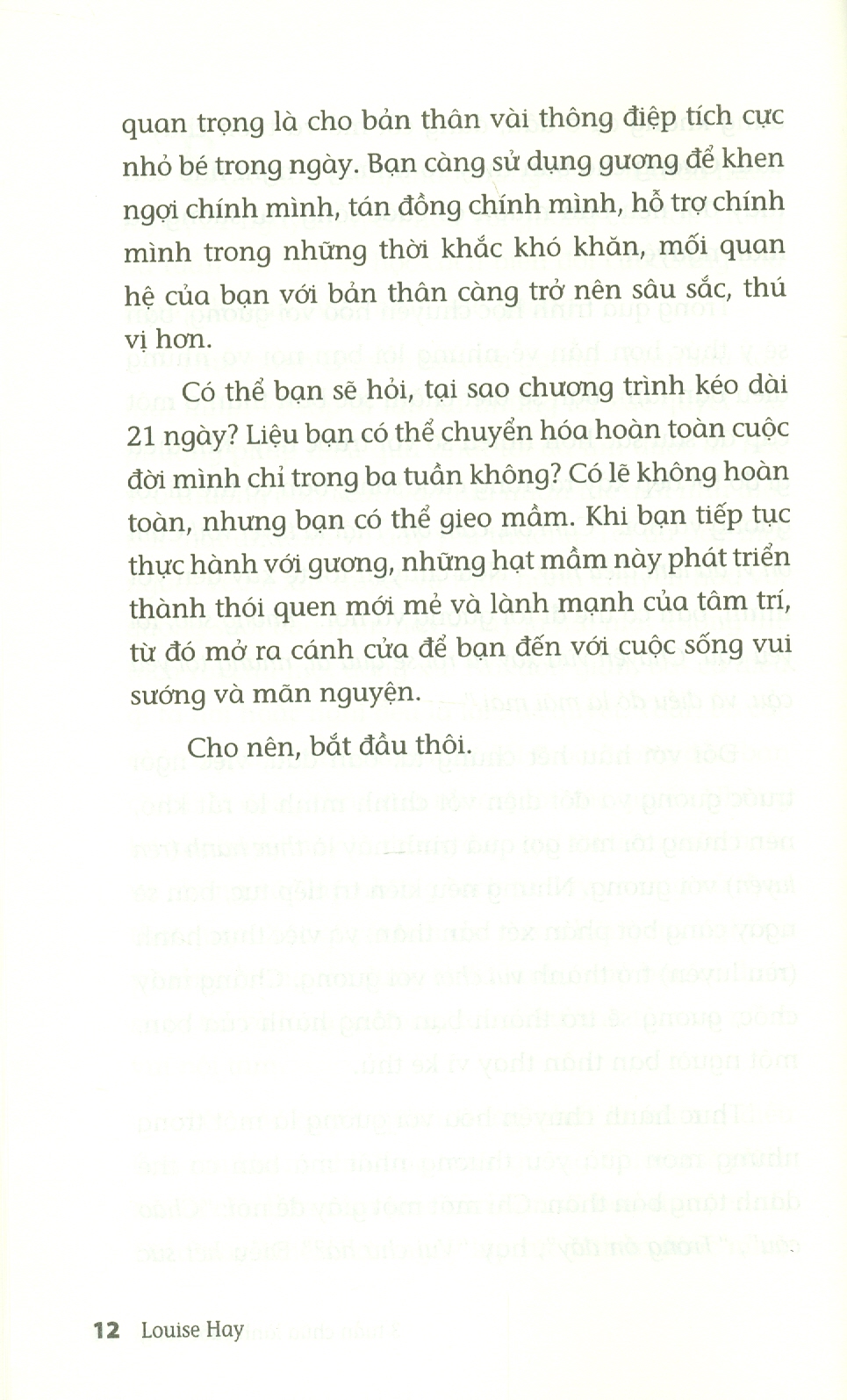 3 Tuần Chữa Lành Cuộc Sống