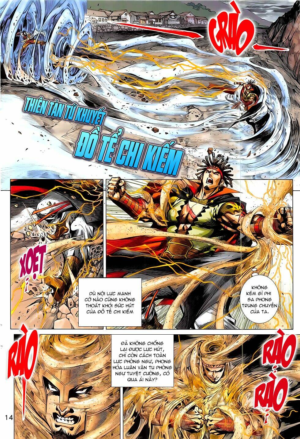 thần chưởng chapter 13 14