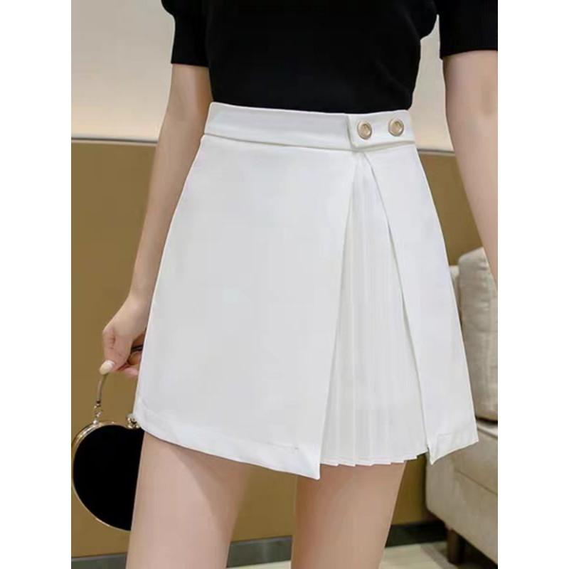 Chân váy xếp ly cách điệu có quần trong C046