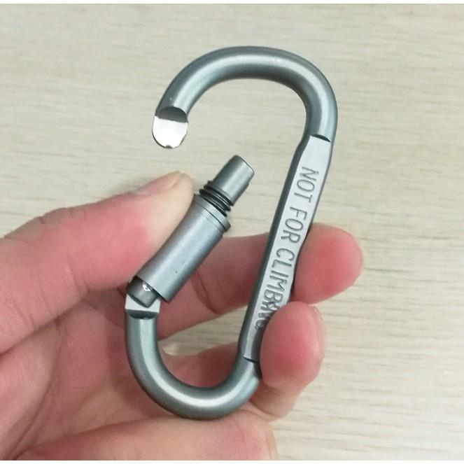 Khoá Carabiner chữ D dùng Leo Núi An Toàn, Chắc Chắn