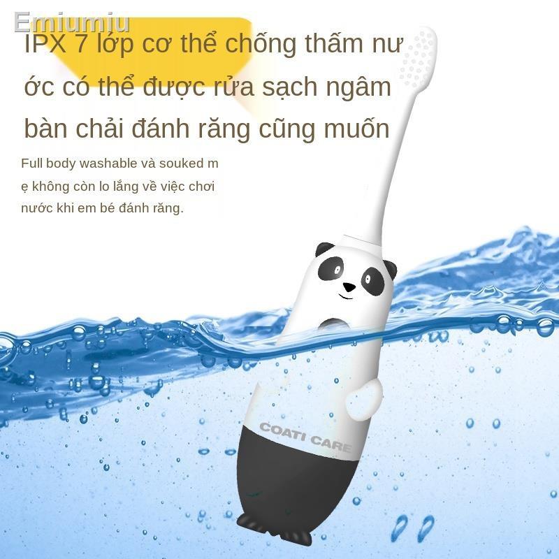 ❏●Bàn chải đánh răng điện trẻ em 2-6-12 tuổi bàn chải đánh răng có thể sạc lại được