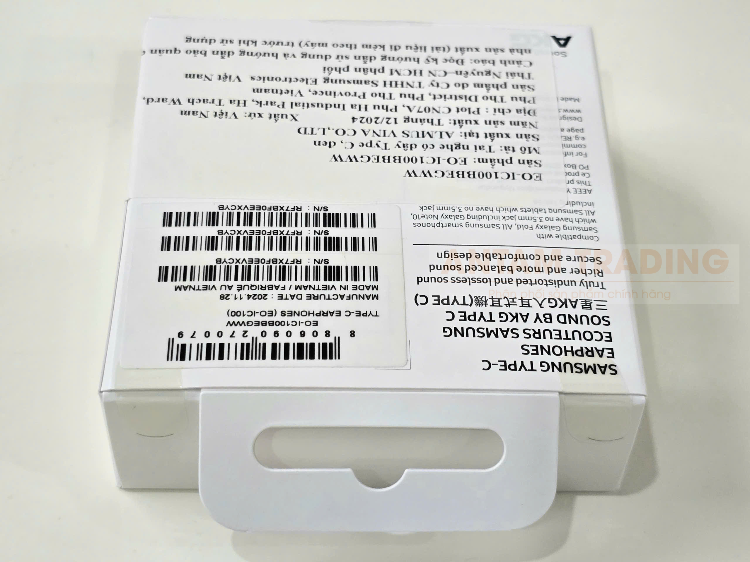 Tai nghe Samsung AKG Type-C Earphones (EO-IC100) - Hàng Chính Hãng