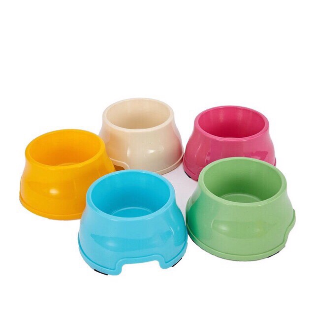 Bát nhựa dành cho chó tai dài - Giao màu ngẫu nhiên