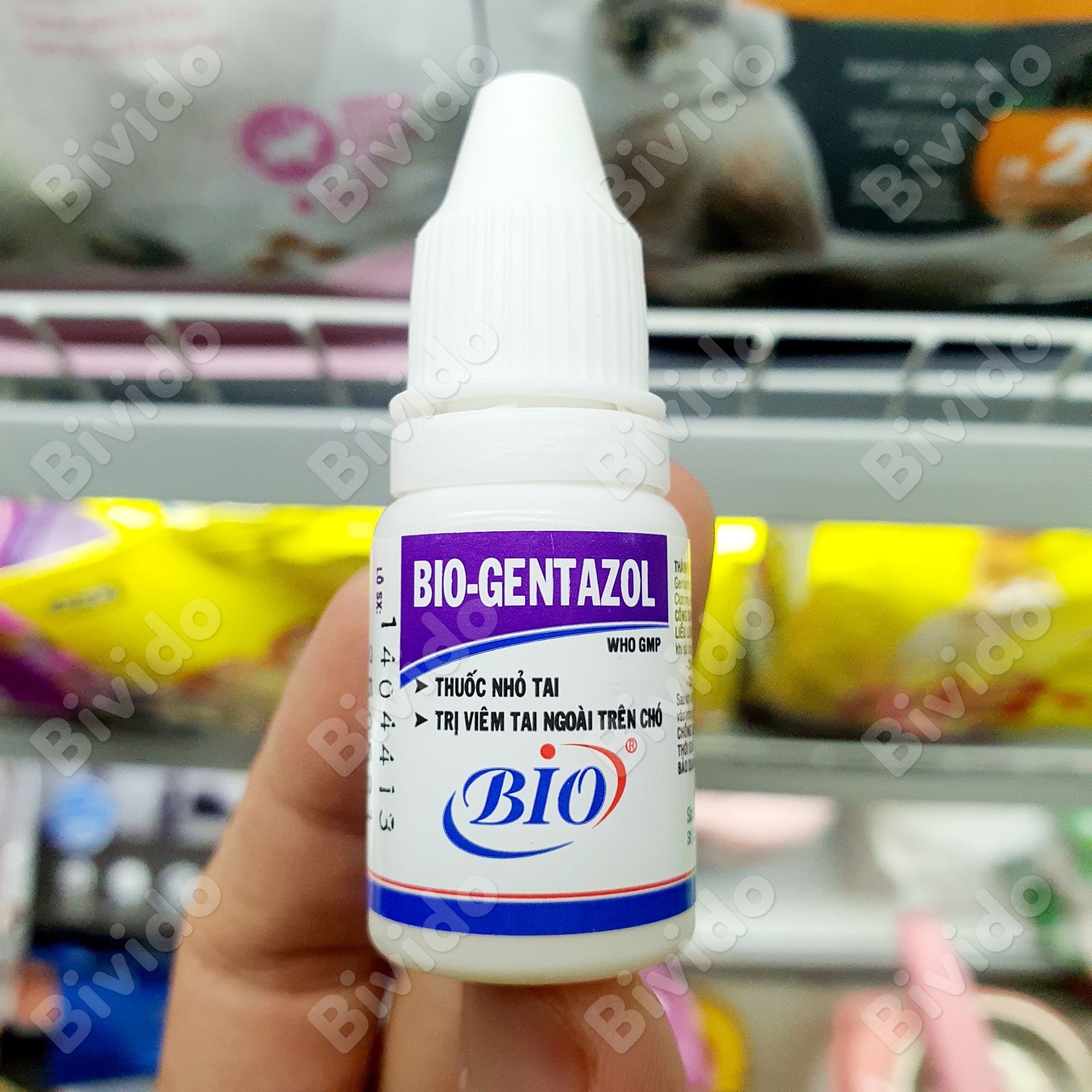 Dung dịch nhỏ tai Bio-Gentazol cho chó ngừa viêm tai chai 10ml