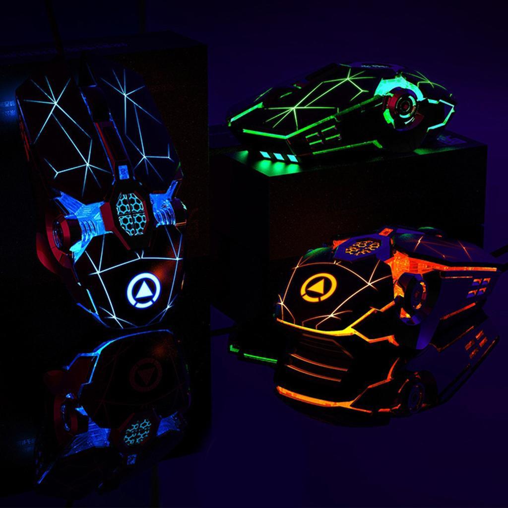 Wired Optical USB Gaming Mouse Game Mice For Computer Laptop Black Mute