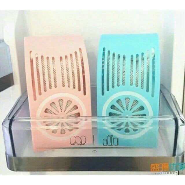 Combo 2 hộp khử mùi tủ lạnh, Hộp khử mùi tủ lạnh - than hoạt tính diệt khuẩn tiện dụng, Hộp Tinh Thể Nano Khử Mùi